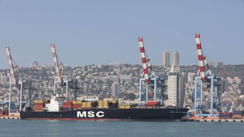 Turkish warship docks in Haifa Port