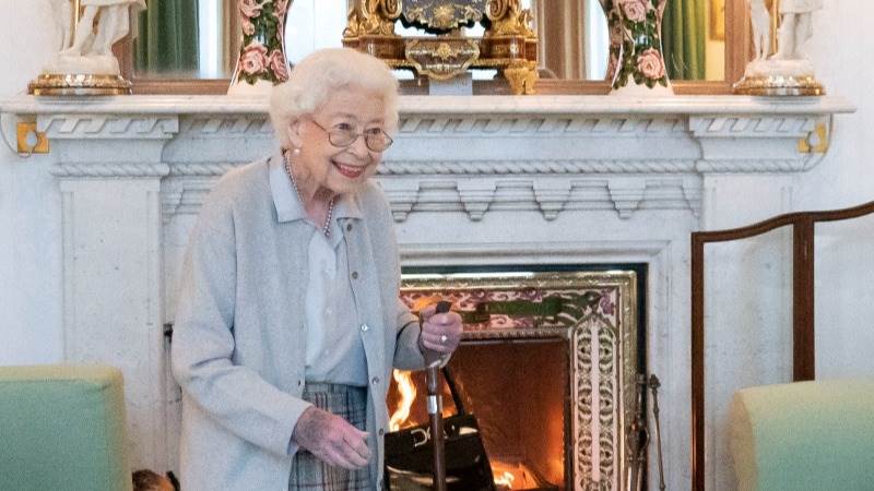 Queen Elizabeth under medical supervision