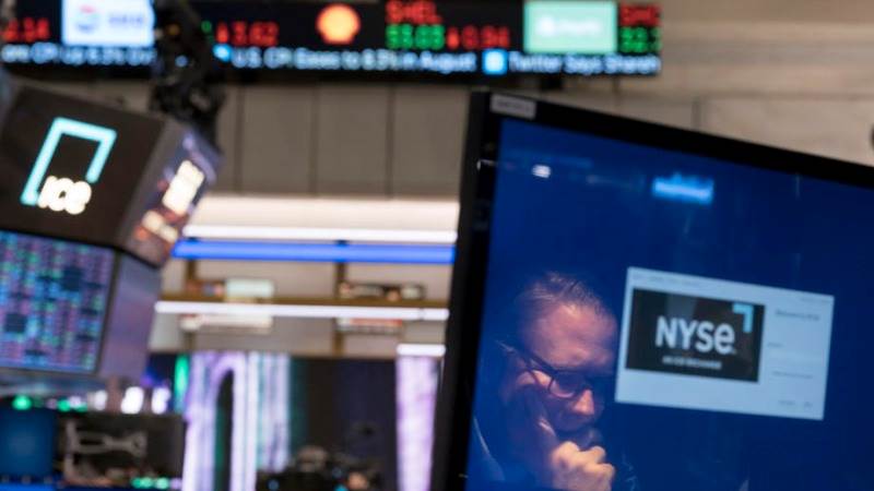 US markets open in red as pound hits record low