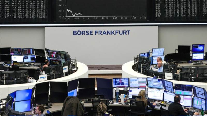 Europe ends mostly lower after volatile session