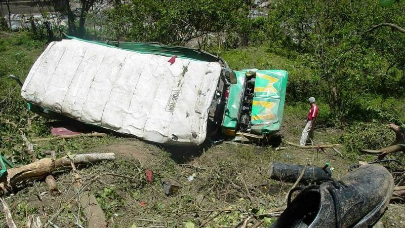 Bus crash in Colombia leaves 20 dead