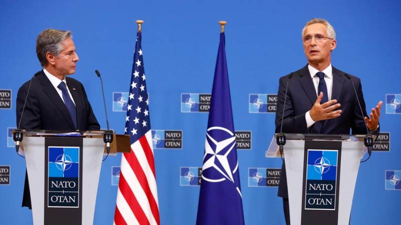 Blinken talks Ukraine with NATO’s Stoltenberg