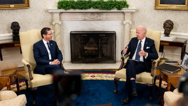 Herzog, Biden set to discuss Iran’s nuclear threat