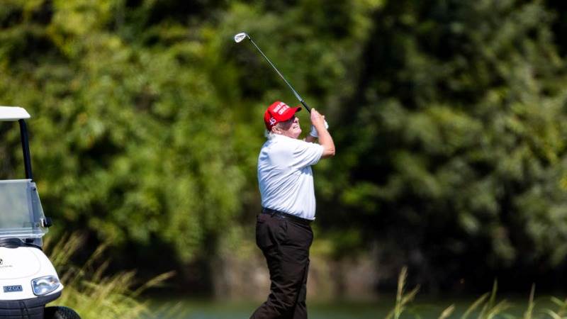 Trump defends hosting Saudi-backed golf tour