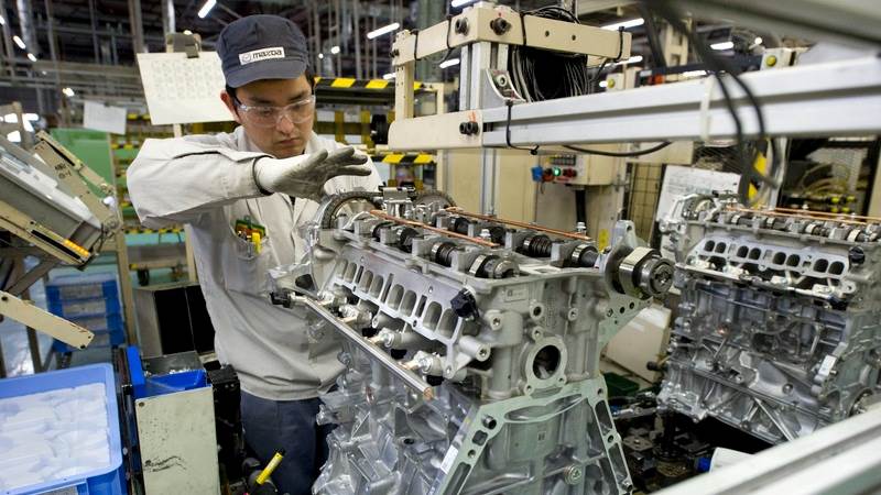 Japan’s industrial production down 1.6% in September