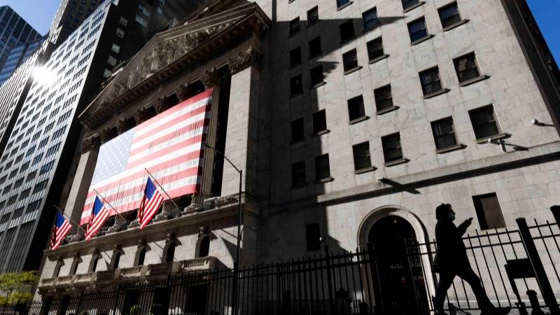 US extends gains, Dow up by 1,000 points