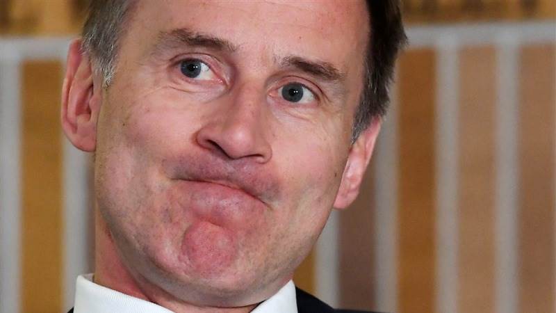 Hunt: Tough road ahead for UK economy