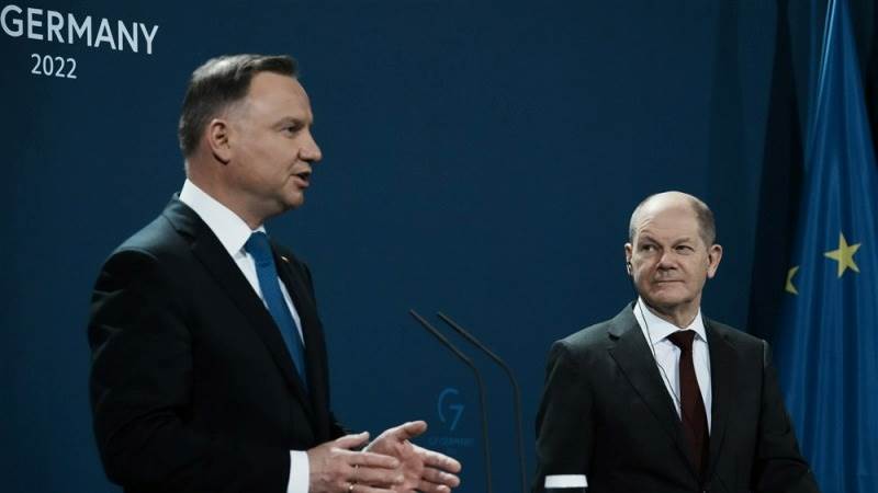 Scholz in talks with Poland’s Duda