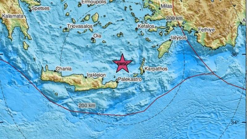 5.5-magnitude earthquake hits Crete