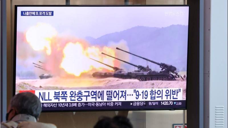 N. Korea orders artillery shots in response to South’s drills