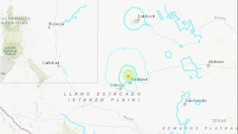 Texas rocked by 5.4 magnitude earthquake