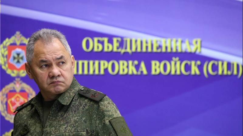 Shoygu: West joint forces fight Russia in Ukraine