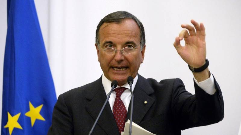 Former Italian FM Frattini dies at age 65