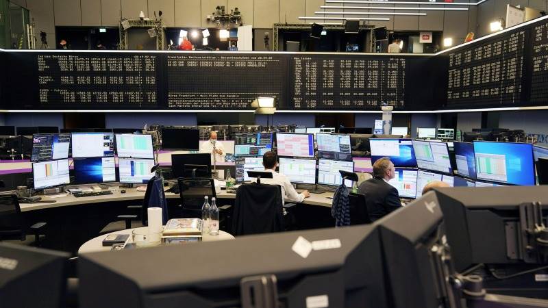 European markets edge higher in volatile trading