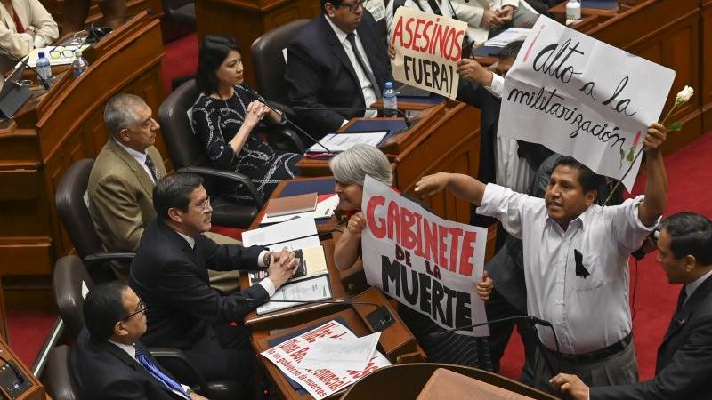 Peru’s Congress rejects bill to advance election