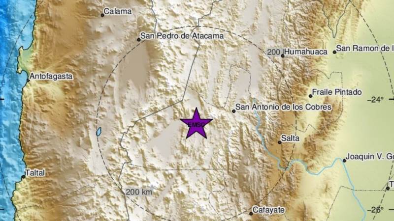 5.0-magnitude earthquake shakes northern Argentina