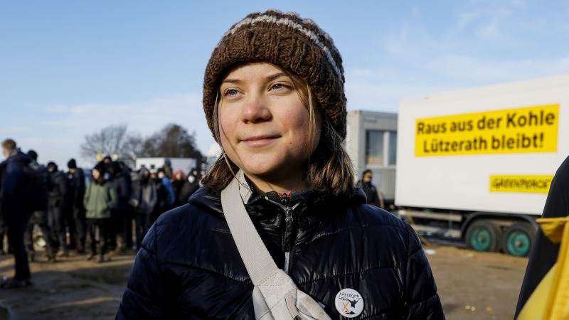 Greta Thunberg detained at protest in Germany