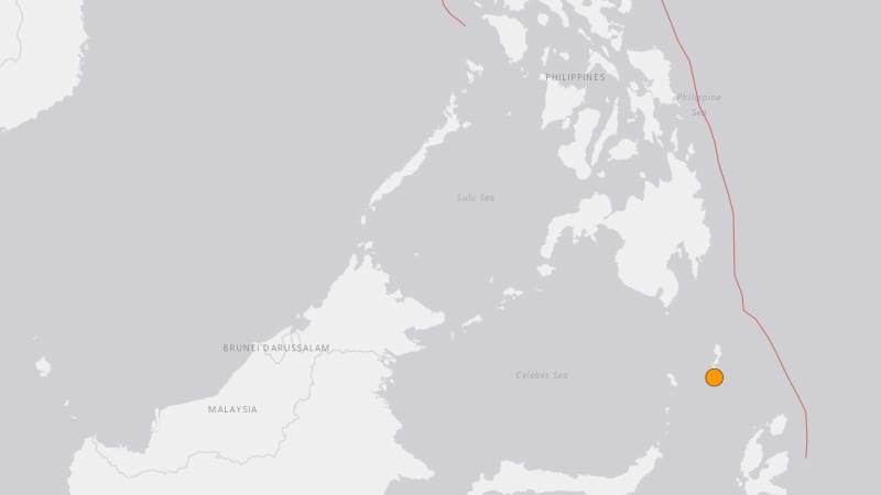 5.9-magnitude earthquake strikes Sarangani, Philippines