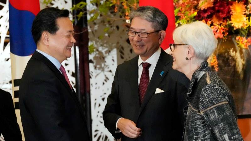 US, Japan, S. Korea ‘aligned’ against China challenge