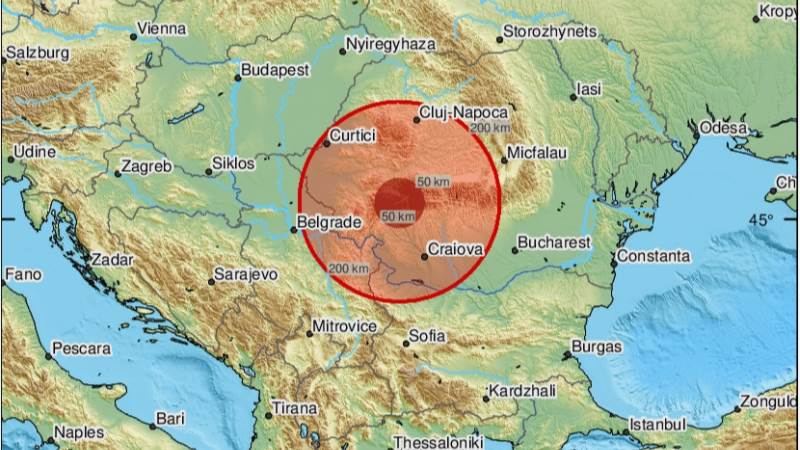 5.7-magnitude quake strikes Romania