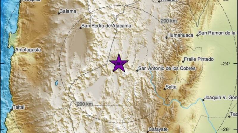 5.3-magnitude earthquake shakes northern Argentina