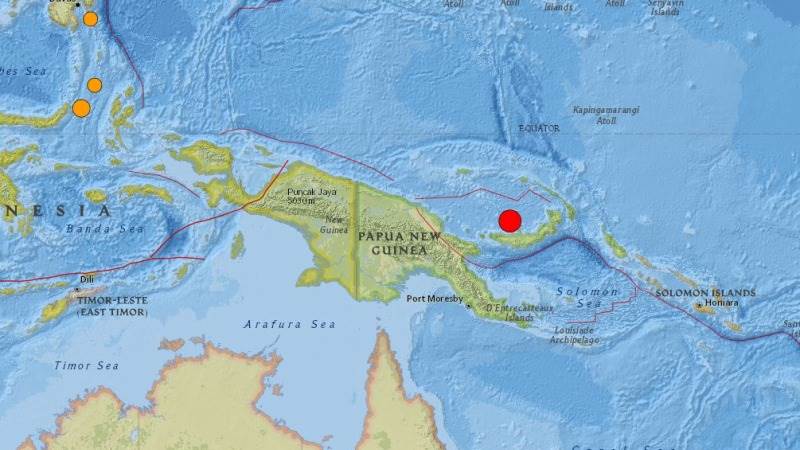 6.5-magnitude quake strikes Papua New Guinea