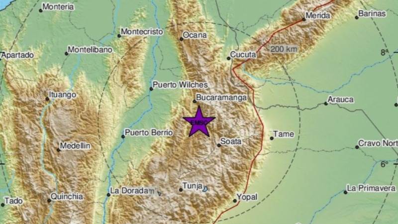 5.4-magnitude earthquake shakes northern Colombia