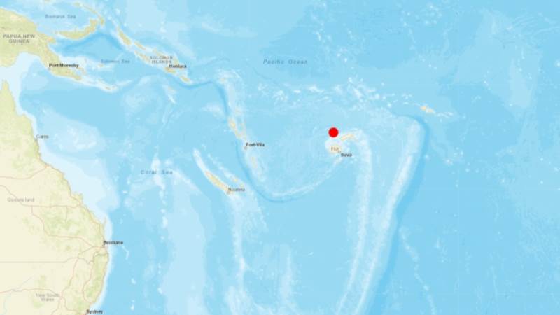 5.0-magnitude earthquake strikes Fiji