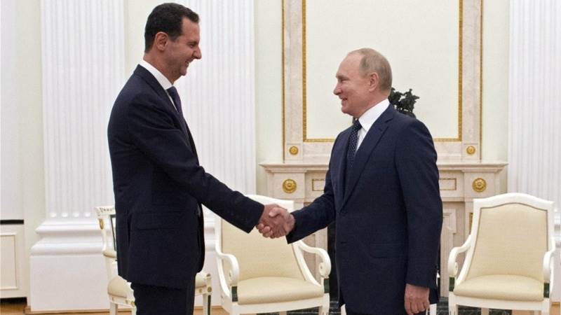 Assad arrives in Moscow ahead of Putin talks