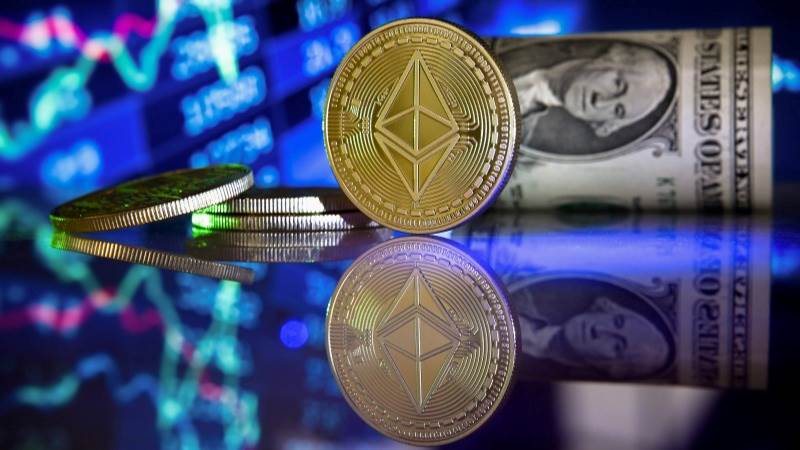 Crypto prices go down, Ether loses over 4%