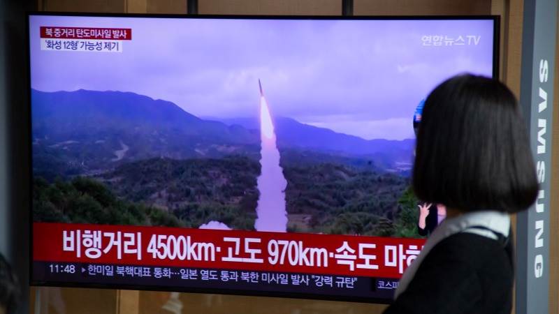 N. Korea launches missile ahead of S. Korea-Japan meeting