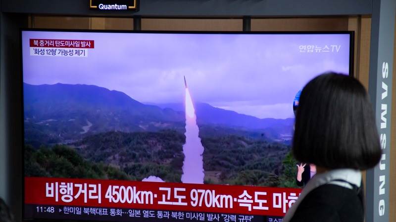 North Korea fires ballistic missile into Sea of Japan