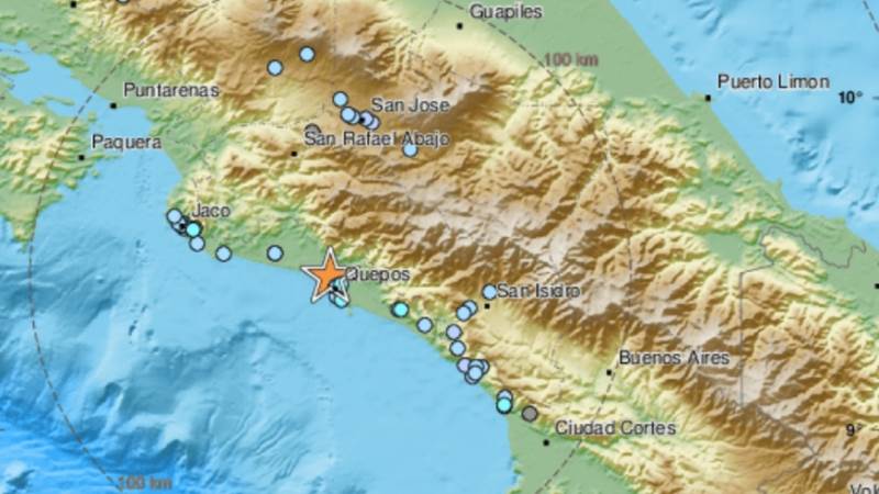 5.5-magnitude earthquake shakes Costa Rica