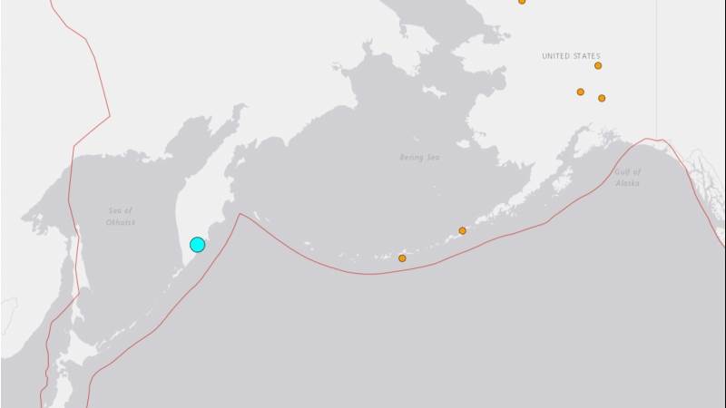 6.5-magnitude quake shakes Kamchatka, Russia