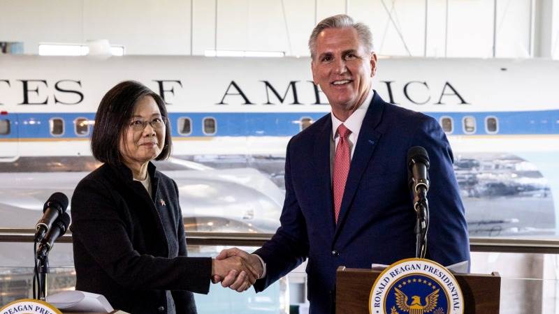 McCarthy: US, Taiwan to strengthen economic cooperation