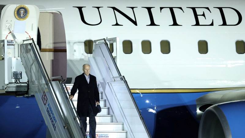 Biden arrives in Belfast on four-day visit to island