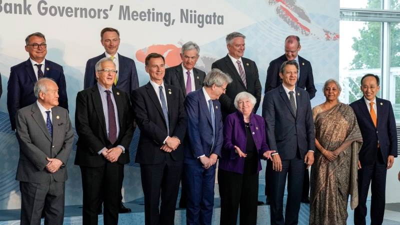 G7 finance ministers vow to ensure financial stability