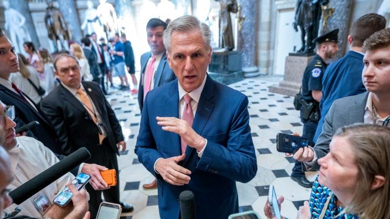 McCarthy: No progress on debt talks until Biden returns