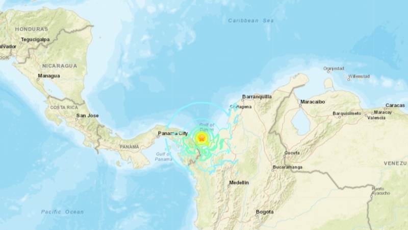 6.6-magnitude earthquake hits Panama, Colombia