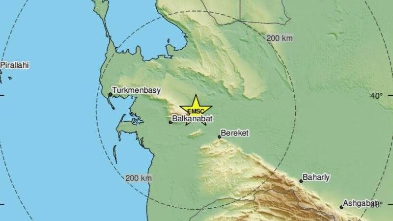 5.1-magnitude tremor hits Turkmenistan