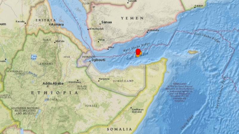 Two 5+ magnitude quakes shake Gulf of Aden