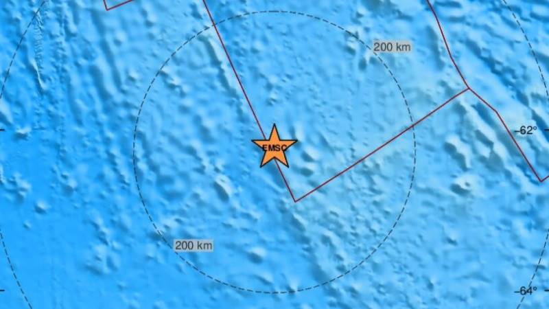 5.8-magnitude quake strikes south of New Zealand