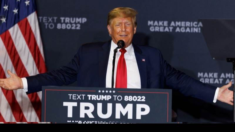 Trump: Biden had top opponent arrested on fake charges