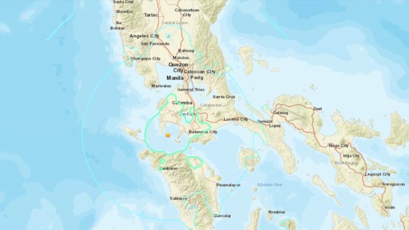 Philippines struck by 6.2-mangnitude earthquake