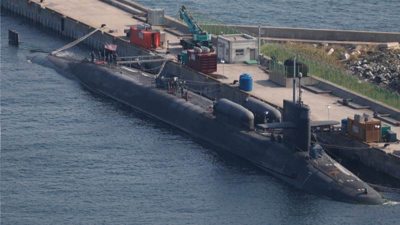 US sends nuclear- submarine to South Korea