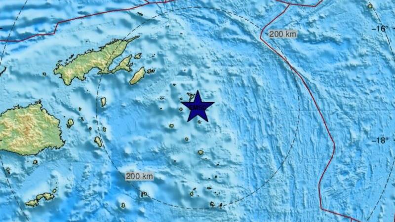 5.7-magnitude quake strikes Fiji