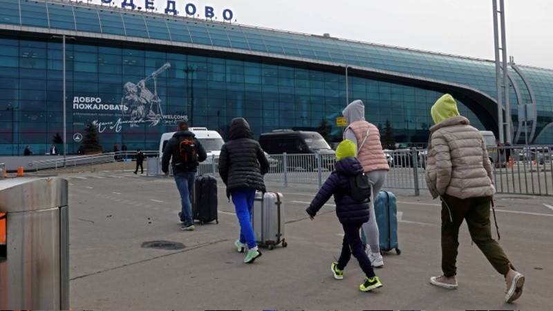 Some flights out of Moscow reportedly sold out