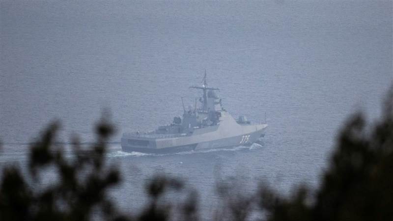 2 Russian ships spotted along coast of Taiwan