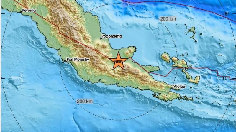 Papua New Guinea hit by 5.5-magnitude earthquake