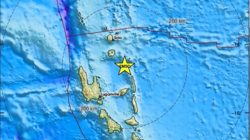 6.4-magnitude earthquake strikes Vanuatu